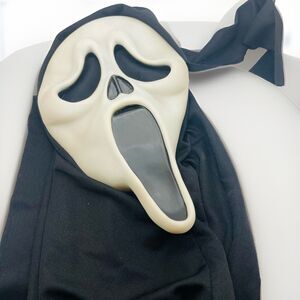 Vintage Scream Ghost Face Mask S9206 Easter Unlimited Fun World Glow In The Dark
